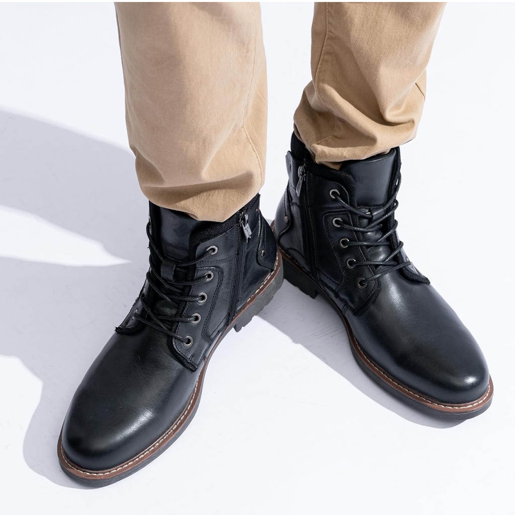 Zipper Ankle Combat Boots