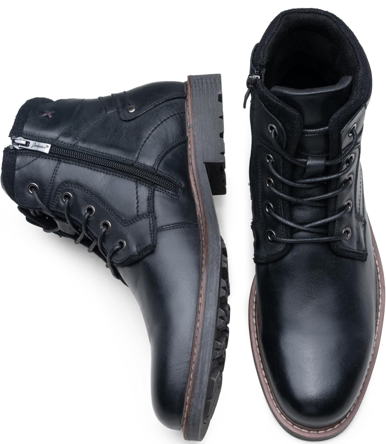 Zipper Ankle Combat Boots