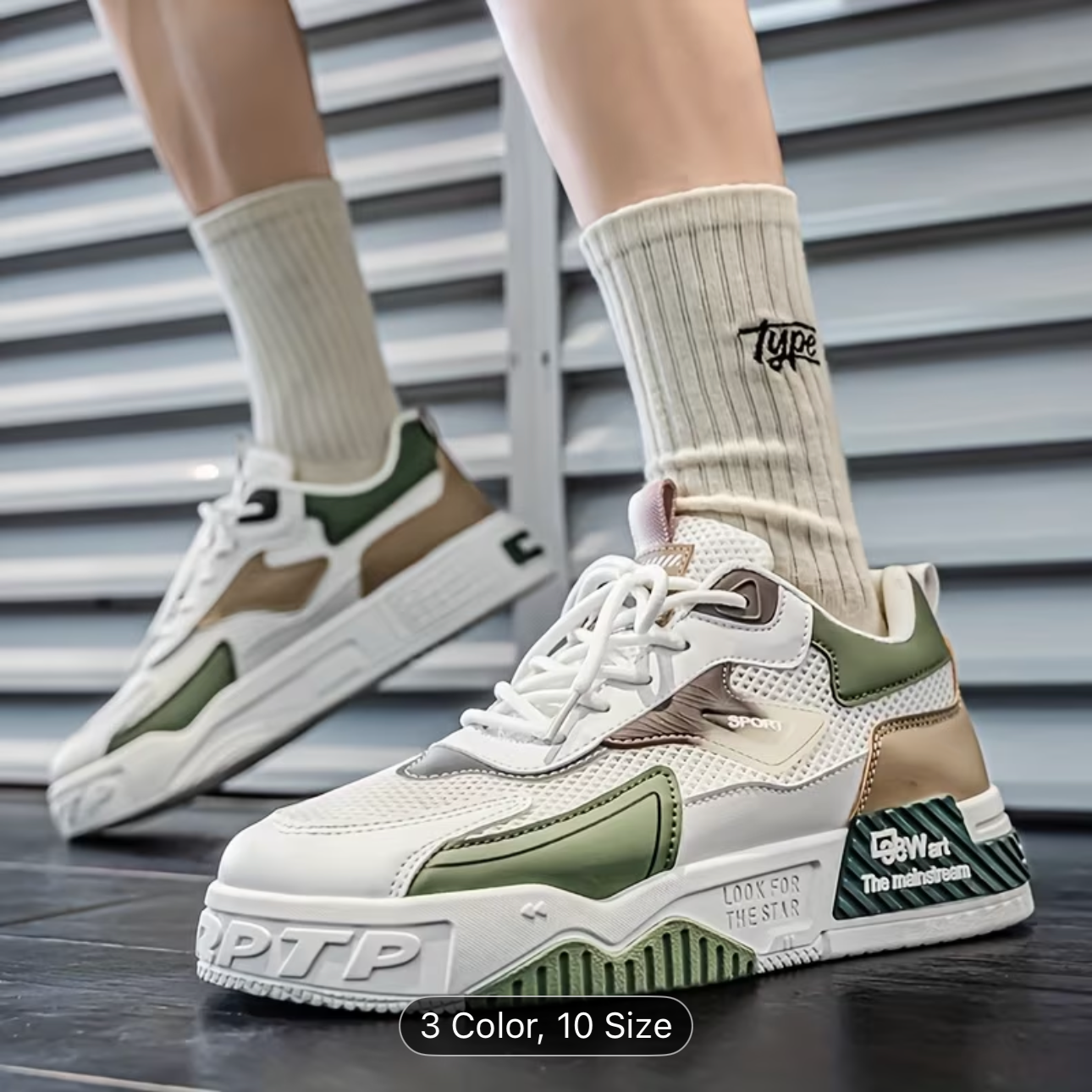 Sporty Men's Road Running Shoes